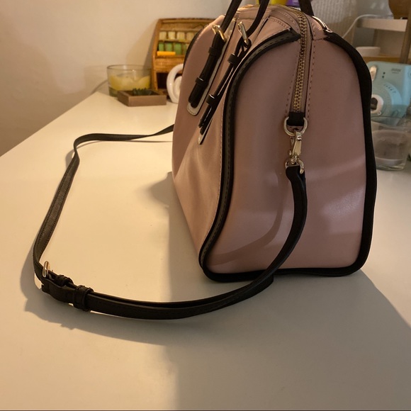 kate spade pink and black satchel purse - Picture 3 of 7